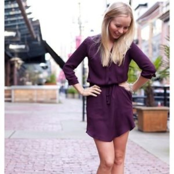 Aritzia 100% silk green houndstooth Bennett dress, XS - Picture 2 of 9